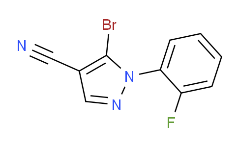 CAS No. 1269291-70-4, 5-Bromo-1-(2-fluorophenyl)-1H-pyrazole-4-carbonitrile