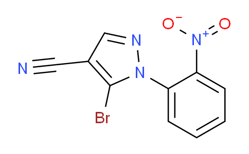 CAS No. 1269293-04-0, 5-Bromo-1-(2-nitrophenyl)-1H-pyrazole-4-carbonitrile