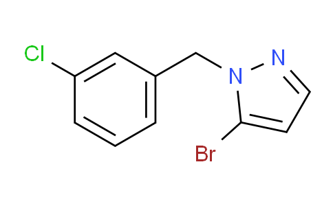 CAS No. 1427013-90-8, 5-Bromo-1-(3-chlorobenzyl)-1H-pyrazole