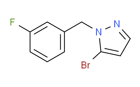 CAS No. 1057383-76-2, 5-Bromo-1-(3-fluorobenzyl)-1H-pyrazole