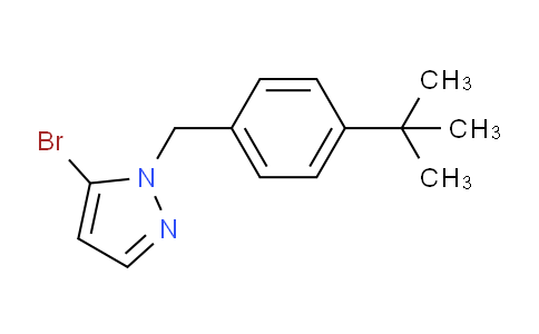 CAS No. 1057383-74-0, 5-Bromo-1-(4-(tert-Butyl)benzyl)-1H-pyrazole