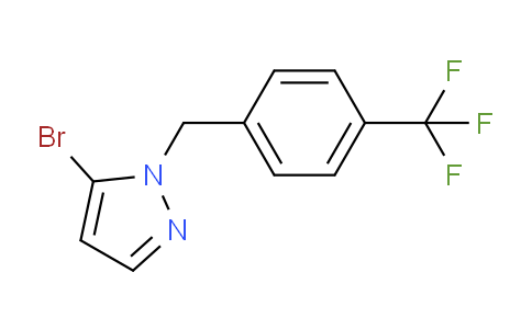 CAS No. 1057383-73-9, 5-Bromo-1-(4-(trifluoromethyl)benzyl)-1H-pyrazole