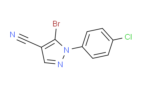 CAS No. 1269291-51-1, 5-Bromo-1-(4-chlorophenyl)-1H-pyrazole-4-carbonitrile