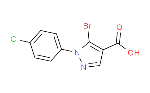 CAS No. 1399654-57-9, 5-Bromo-1-(4-chlorophenyl)-1H-pyrazole-4-carboxylic acid