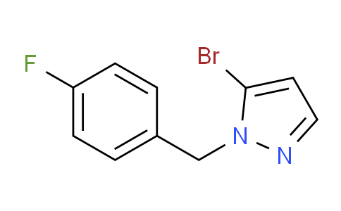 CAS No. 1057383-80-8, 5-Bromo-1-(4-fluorobenzyl)-1H-pyrazole