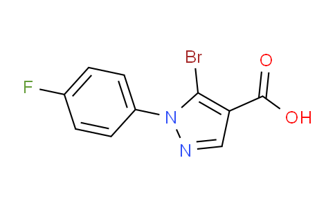 CAS No. 1399663-32-1, 5-Bromo-1-(4-fluorophenyl)-1H-pyrazole-4-carboxylic acid