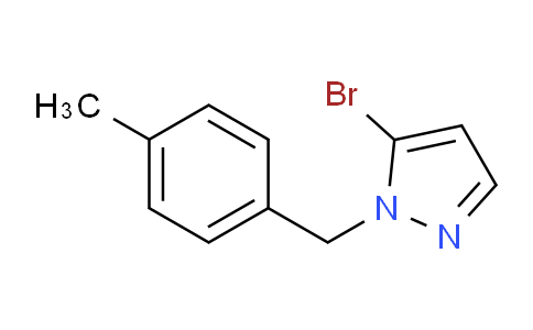 CAS No. 1057383-71-7, 5-Bromo-1-(4-methylbenzyl)-1H-pyrazole
