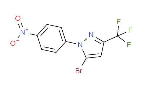 CAS No. 245748-62-3, 5-Bromo-1-(4-nitrophenyl)-3-(trifluoromethyl)-1H-pyrazole