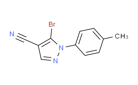 CAS No. 1269292-34-3, 5-Bromo-1-(p-tolyl)-1H-pyrazole-4-carbonitrile