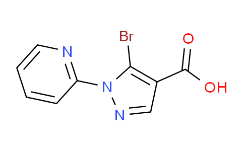 CAS No. 1399663-27-4, 5-Bromo-1-(pyridin-2-yl)-1H-pyrazole-4-carboxylic acid
