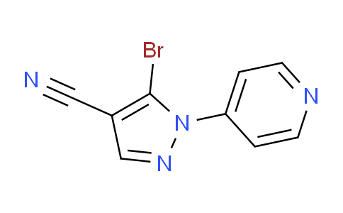 CAS No. 1269291-02-2, 5-Bromo-1-(pyridin-4-yl)-1H-pyrazole-4-carbonitrile