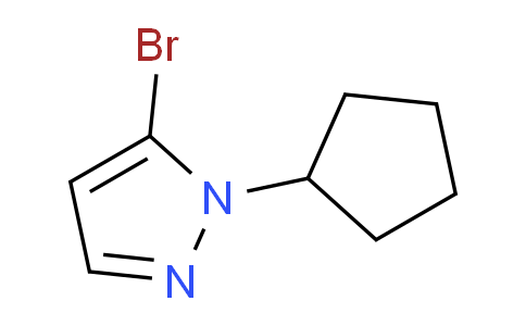 CAS No. 1368151-58-9, 5-Bromo-1-cyclopentyl-1H-pyrazole