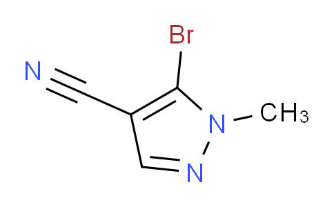 CAS No. 1269293-80-2, 5-Bromo-1-methyl-1H-pyrazole-4-carbonitrile