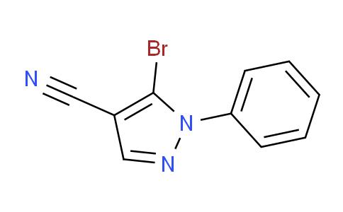 CAS No. 76767-44-7, 5-Bromo-1-phenyl-1H-pyrazole-4-carbonitrile