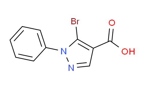 CAS No. 54367-65-6, 5-Bromo-1-phenyl-1H-pyrazole-4-carboxylic acid