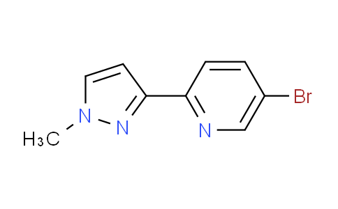 CAS No. 811464-20-7, 5-Bromo-2-(1-methyl-1H-pyrazol-3-yl)pyridine