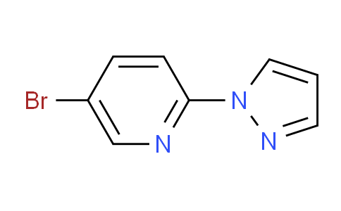 CAS No. 433922-57-7, 5-Bromo-2-(1H-pyrazol-1-yl)pyridine