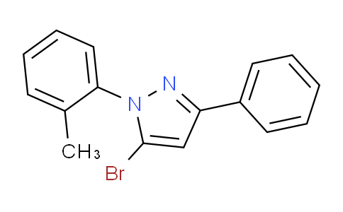 CAS No. 1245126-36-6, 5-Bromo-3-phenyl-1-(o-tolyl)-1H-pyrazole