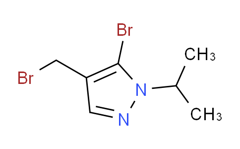 CAS No. 1374257-92-7, 5-Bromo-4-(bromomethyl)-1-isopropyl-1H-pyrazole