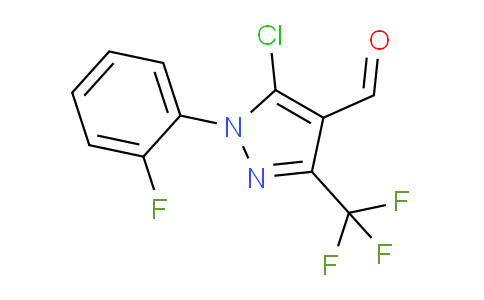 CAS No. 1152971-26-0, 5-Chloro-1-(2-fluorophenyl)-3-(trifluoromethyl)-1H-pyrazole-4-carbaldehyde