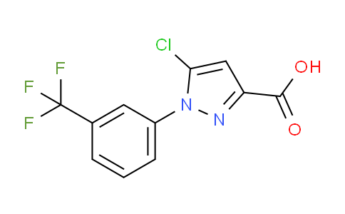 CAS No. 1355224-27-9, 5-Chloro-1-(3-(trifluoromethyl)phenyl)-1H-pyrazole-3-carboxylic acid