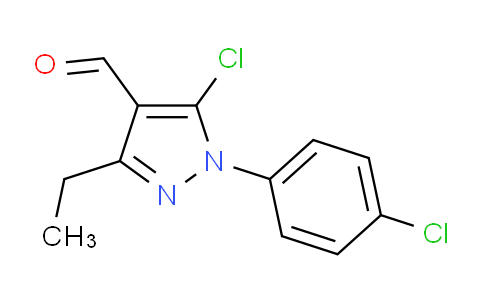 CAS No. 1152575-68-2, 5-Chloro-1-(4-chlorophenyl)-3-ethyl-1H-pyrazole-4-carbaldehyde