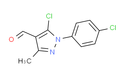 CAS No. 77509-93-4, 5-Chloro-1-(4-chlorophenyl)-3-methyl-1H-pyrazole-4-carbaldehyde