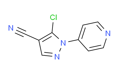 CAS No. 1269292-00-3, 5-Chloro-1-(pyridin-4-yl)-1H-pyrazole-4-carbonitrile