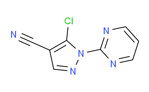 CAS No. 1269294-29-2, 5-Chloro-1-(pyrimidin-2-yl)-1H-pyrazole-4-carbonitrile