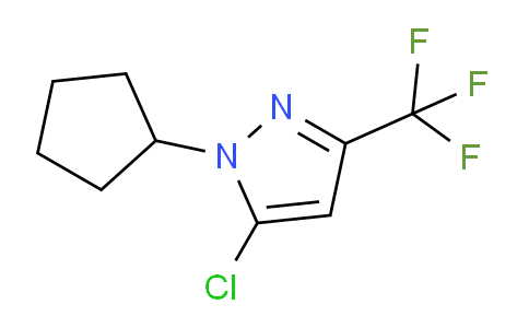 CAS No. 1437435-37-4, 5-Chloro-1-cyclopentyl-3-(trifluoromethyl)-1H-pyrazole