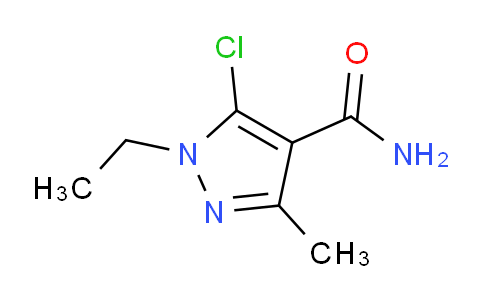 CAS No. 1774905-02-0, 5-Chloro-1-ethyl-3-methyl-1H-pyrazole-4-carboxamide