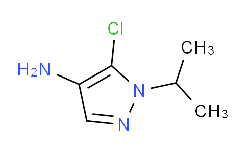 CAS No. 1374830-10-0, 5-Chloro-1-isopropyl-1H-pyrazol-4-amine