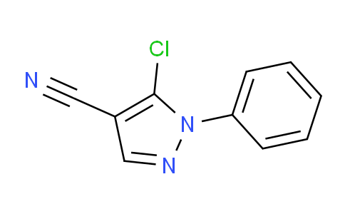 CAS No. 1050619-81-2, 5-Chloro-1-phenyl-1H-pyrazole-4-carbonitrile