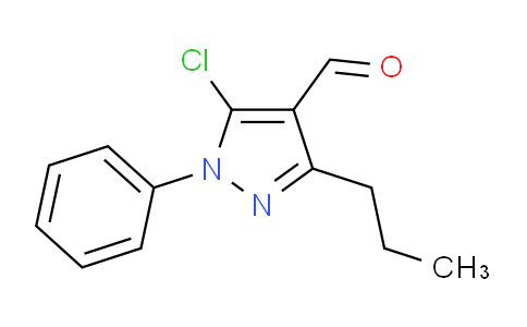 CAS No. 176387-54-5, 5-Chloro-1-phenyl-3-propyl-1H-pyrazole-4-carbaldehyde