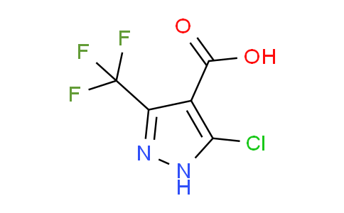 CAS No. 1322794-24-0, 5-Chloro-3-(trifluoromethyl)-1H-pyrazole-4-carboxylic acid