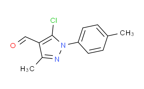 CAS No. 350997-70-5, 5-Chloro-3-Methyl-1-(p-tolyl)-1H-pyrazole-4-carbaldehyde