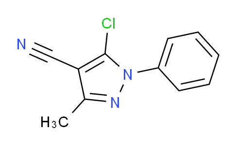 CAS No. 51626-33-6, 5-Chloro-3-methyl-1-phenyl-1h-pyrazole-4-carbonitrile