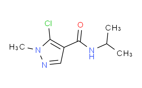 CAS No. 648427-00-3, 5-Chloro-N-isopropyl-1-methyl-1H-pyrazole-4-carboxamide