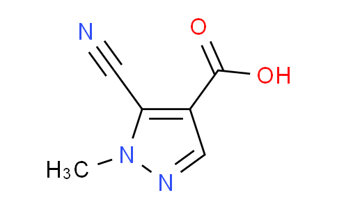CAS No. 81303-59-5, 5-Cyano-1-methyl-1H-pyrazole-4-carboxylic acid