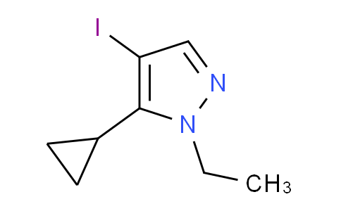 CAS No. 1458615-94-5, 5-Cyclopropyl-1-ethyl-4-iodo-1H-pyrazole