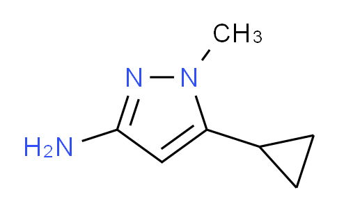 CAS No. 1170238-67-1, 5-Cyclopropyl-1-methyl-1H-pyrazol-3-amine