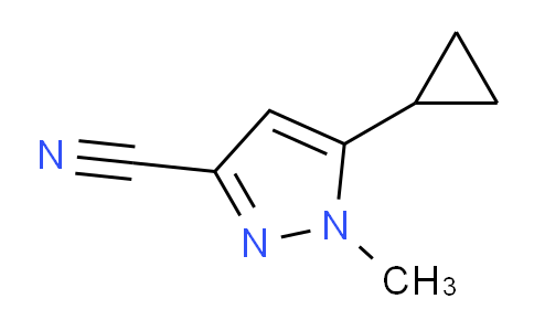 CAS No. 1177227-87-0, 5-Cyclopropyl-1-methyl-1H-pyrazole-3-carbonitrile