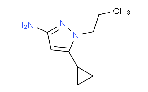 CAS No. 1172943-41-7, 5-Cyclopropyl-1-propyl-1H-pyrazol-3-amine