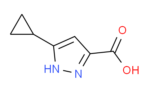 CAS No. 890591-72-7, 5-Cyclopropyl-1H-pyrazole-3-carboxylic acid