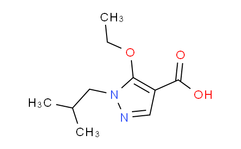 CAS No. 1437432-81-9, 5-Ethoxy-1-isobutyl-1H-pyrazole-4-carboxylic acid