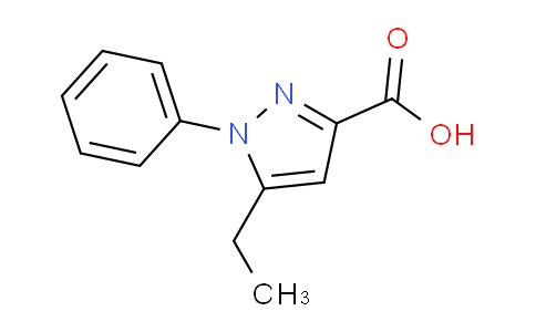 CAS No. 66736-96-7, 5-Ethyl-1-phenyl-1H-pyrazole-3-carboxylic acid