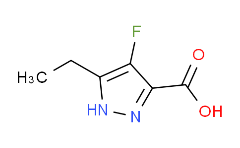 CAS No. 681034-63-9, 5-Ethyl-4-fluoro-1H-pyrazole-3-carboxylic acid