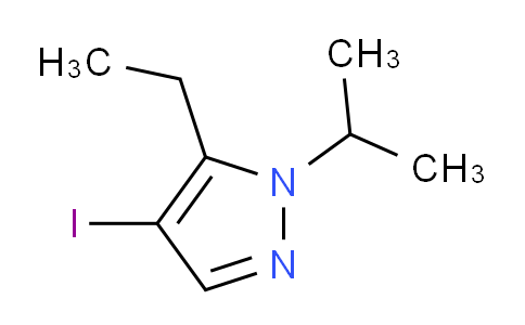 CAS No. 1354705-29-5, 5-Ethyl-4-iodo-1-isopropyl-1H-pyrazole