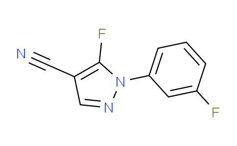 CAS No. 1269292-60-5, 5-Fluoro-1-(3-fluorophenyl)-1H-pyrazole-4-carbonitrile