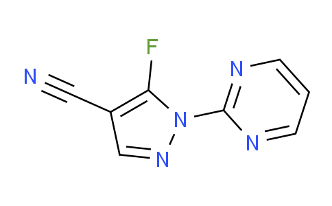 CAS No. 1269291-01-1, 5-Fluoro-1-(pyrimidin-2-yl)-1H-pyrazole-4-carbonitrile